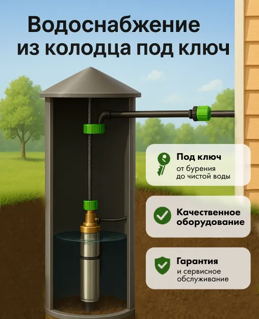 Водоснабжение из колодца