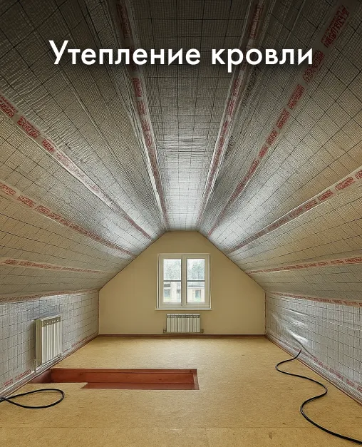 Утепление кровли