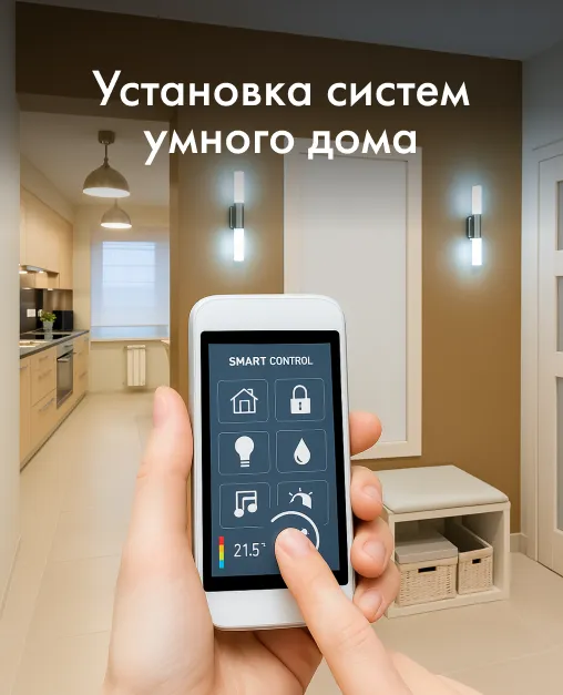 Установка систем умного дома