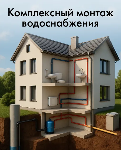Комплексный монтаж водоснабжения