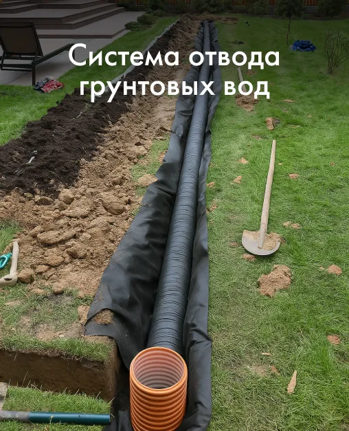 Система отвода грунтовых вод